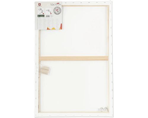 Keilrahmen mit den Maßen 50x70 cm, mit Leinwand bespannt