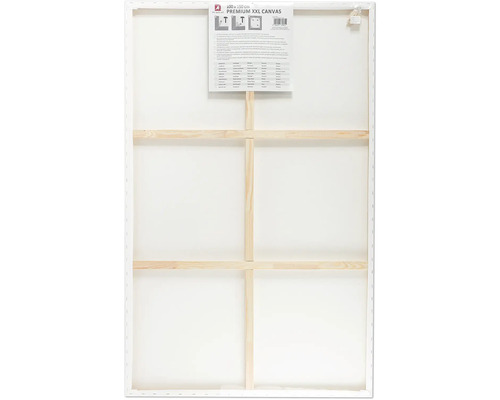 Leere XXL Leinwand mit Holzrahmen, Format 100 x 150 cm