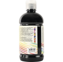 Schwarze Farbe für Kinder zum Malen auf Leinwand, Stoff und Papier