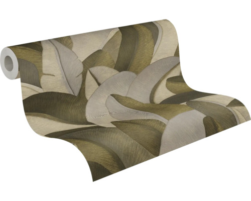 Tapetenrolle mit Blattmuster