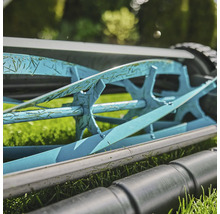 Spindelmäher Detailansicht der Schneidwalze