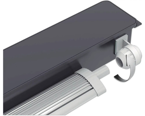 Detailansicht einer Unterbauleuchte