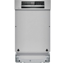 Bosch Geschirrspüler mit Bedienfeld und verschiedenen Spülprogrammen.