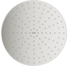 Runde Duschbrause mit mehreren Düsen und Grohe Logo