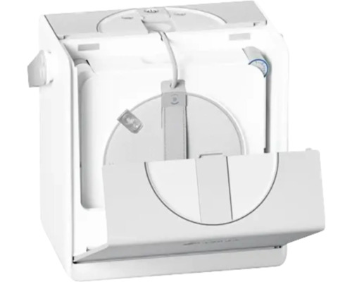 Kreuzlinienlaser in weißer Aufbewahrungsbox