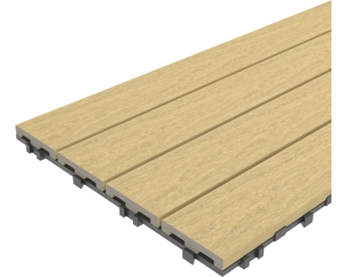 Terrassendiele aus Holzverbundwerkstoff