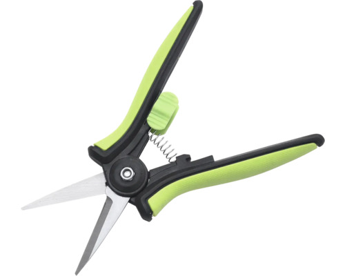 Gartenschere mit Feder und Verriegelung