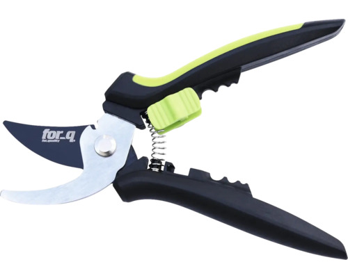 Gartenschere mit Federmechanismus und Kunststoffgriffen