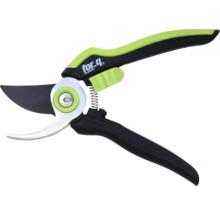 Gartenschere mit schwarzem Griff und Klinge