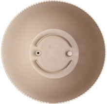 Innenansicht eines Blumentopfes aus Kunststoff mit Elho Logo