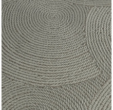 Detailaufnahme einer Vinyltapete mit spiralförmigem Seilmuster