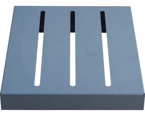 Metallablage mit drei Schlitzen