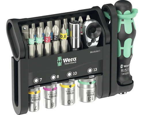 Wera Tool-Check mit Bits, Nüssen und Knarre