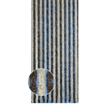 Quastenstore mit Streifenmuster