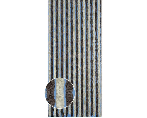 Quastenstore mit Streifenmuster