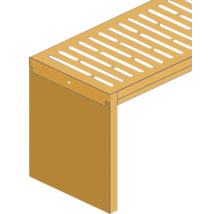 Illustration einer Entwässerungsrinne mit Schlitzen