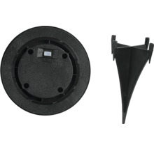 Bodenplatte und Erdspieß für Gartenleuchte