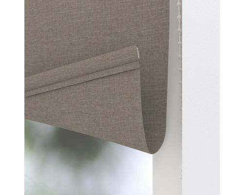 Raffrollo aus Stoff mit Kettenzug