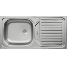 Edelstahlspüle mit Abtropffläche