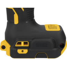 Detailansicht eines schwarzen und gelben Elektrowerkzeugs