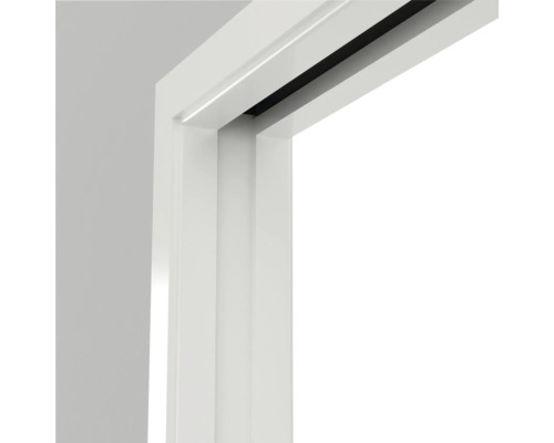 Detailansicht eines weißen Türrahmens