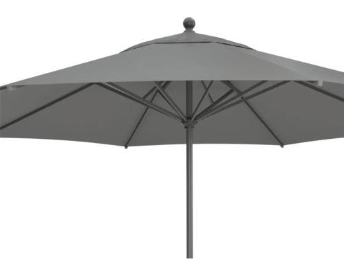 Grauer Sonnenschirm für den Garten