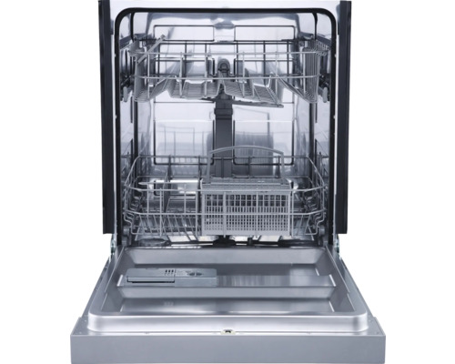 Geöffneter Geschirrspüler mit Innenraum