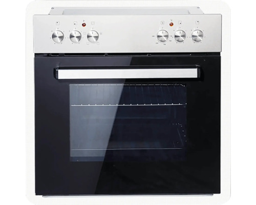 Einbauherd mit Bedienknöpfen und Sichtfenster