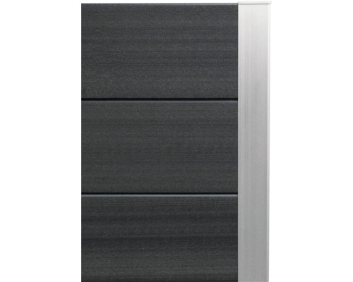 Terrassendiele aus WPC mit Aluminiumprofil