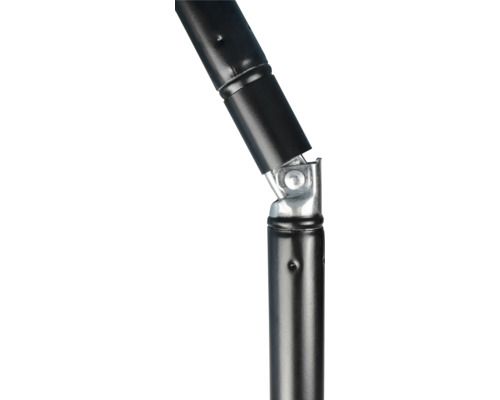 Detailaufnahme eines Gelenkstücks aus Metall.