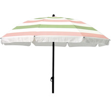 Sonnenschirm mit Streifenmuster für den Außenbereich