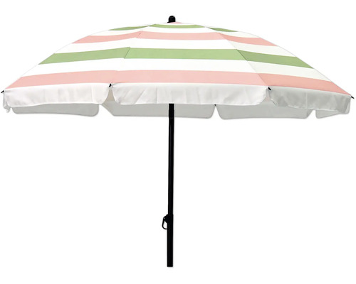 Sonnenschirm mit Streifenmuster für den Außenbereich