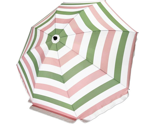 Gartenschirm mit Streifenmuster