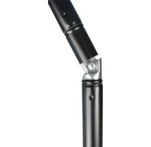 Detailaufnahme einer Rohrverbindung mit verstellbarem Winkel