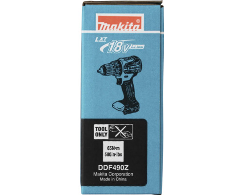 Makita DDF490Z Akku-Bohrschrauber Verpackung