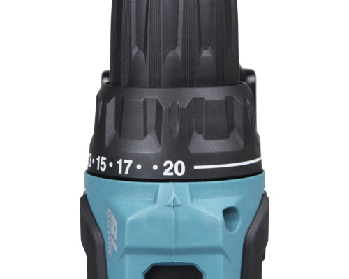 Detailaufnahme einer Bohrmaschine mit Drehmoment-Einstellung