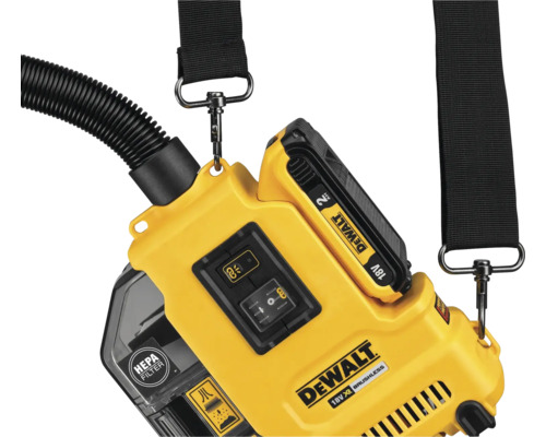 Akkusauger mit HEPA Filter und Schultergurt