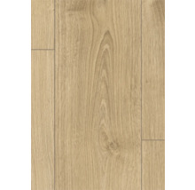 Nahaufnahme von Laminatboden mit Holzoptik