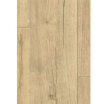 Nahaufnahme von Laminatboden mit Holzoptik