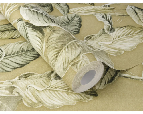 Rolle Dekortapete mit Blattmuster