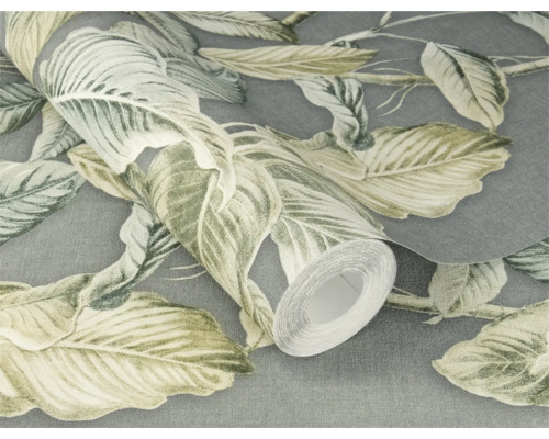 Tapetenrolle mit Blattmuster