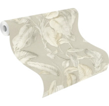 Tapetenrolle mit Blattmuster