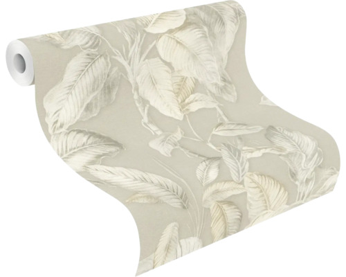 Tapetenrolle mit Blattmuster
