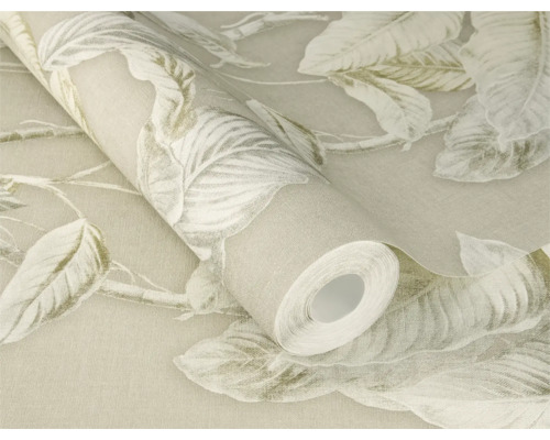 Tapetenrolle mit Blattmuster