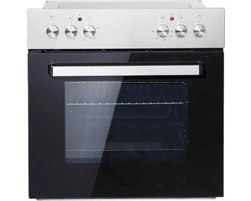 Backofen mit Glasklappe und Drehknöpfen