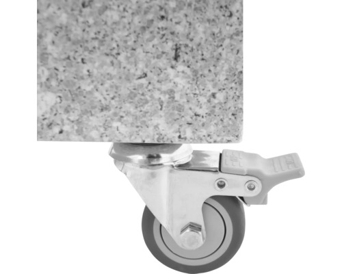 Lenkrolle mit Feststeller für Möbel
