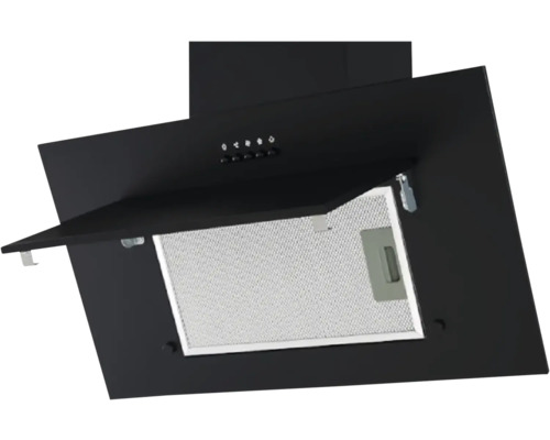 Wandhaube aus Metall mit geöffneter Front