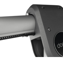 Detailansicht eines Rollladenmotors mit Antriebsrad