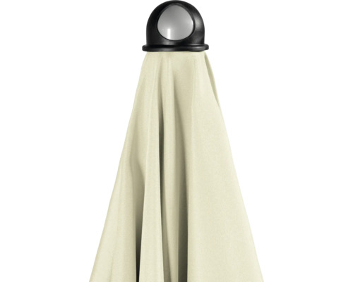 Geschlossener Sonnenschirm mit Kurbelmechanismus