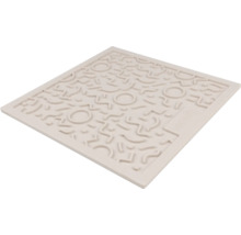 Hundenapfunterlage mit geometrischem Muster
